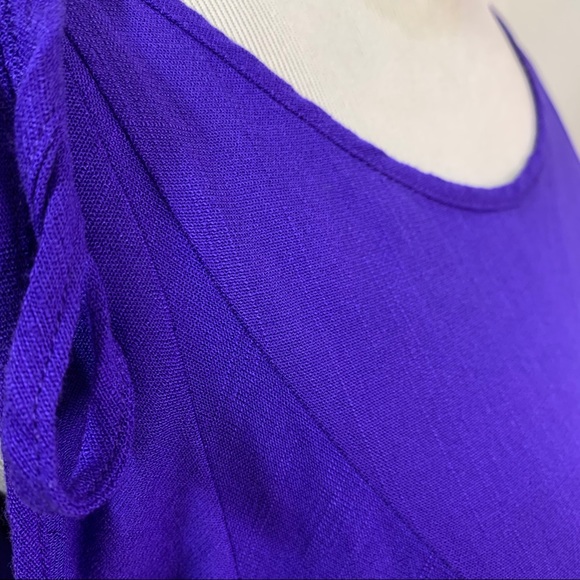 Free People Clear Skies Tunic Mini Dress Violet - Picture 5 of 10